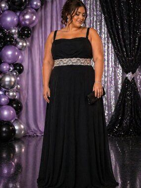 CALIFORNIA CONCEPTS Vintage 90s/Y2K Formal Plus Dress, Size 24